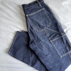 Sunday Best denim relaxed utility wide-leg jean